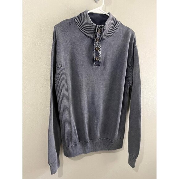 RedHead Brand Company Mens Sweater Denim Wash Size Medium - Picture 3 of 10